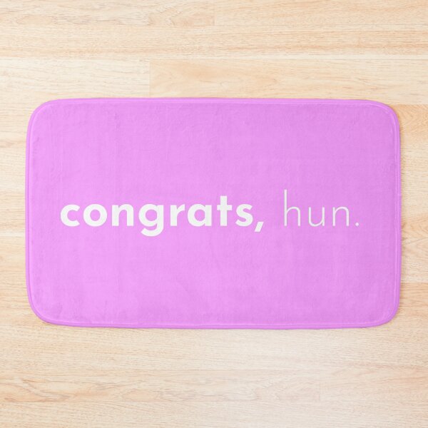 Item preview, Congrats Hun designed and sold by Horrorshow Art.