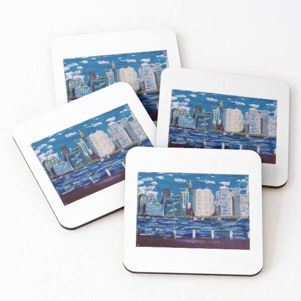 Item preview, Sydney City from Darling Harbour designed and sold by Jennifer Mosher.