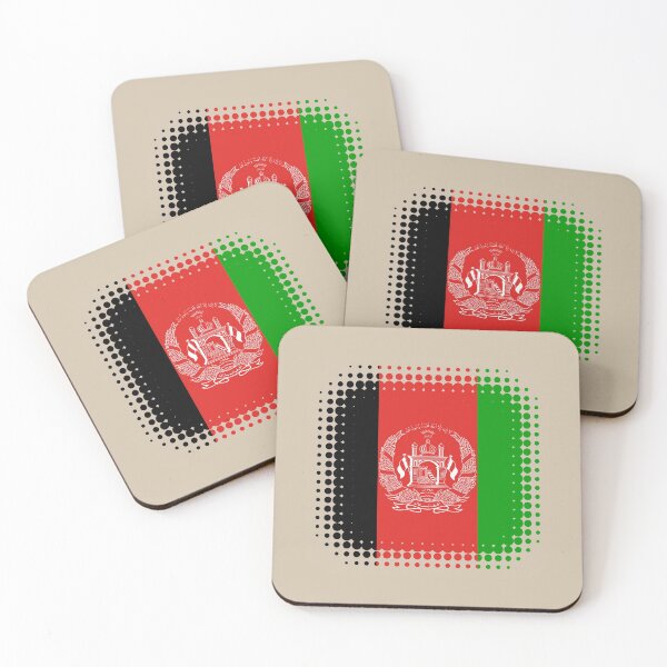 Item preview, Flag of Afghanistan - Retro designed and sold by pixelinga.