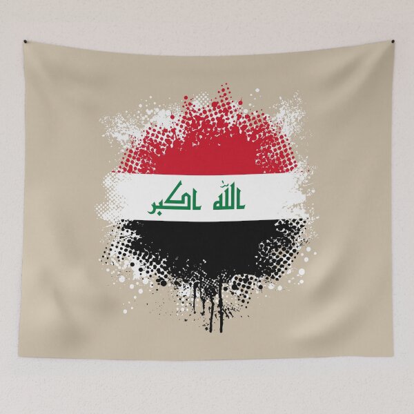 Item preview, Flag of Iraq - Splat designed and sold by pixelinga.