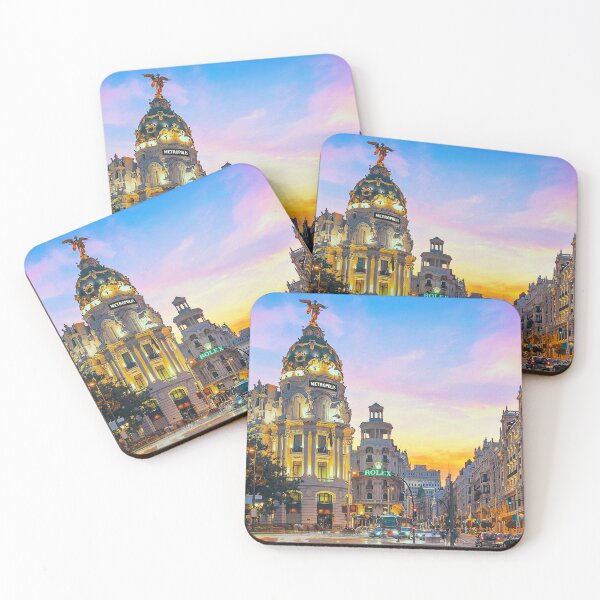 Item preview, Vintage-Style Madrid Travel Poster designed and sold by travelwitheric.