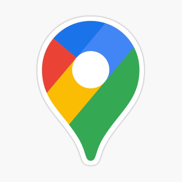 Google Maps Logo Sticker By Gengns Redbubble