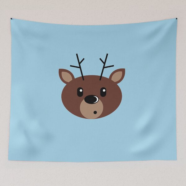 Item preview, Cute Cartoon Deer  designed and sold by StuffNStickers.