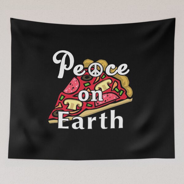 Item preview, Peace on Earth, Mozzarella Pepperoni Pizzeria Pie. designed and sold by MAXXEXCHANGE.