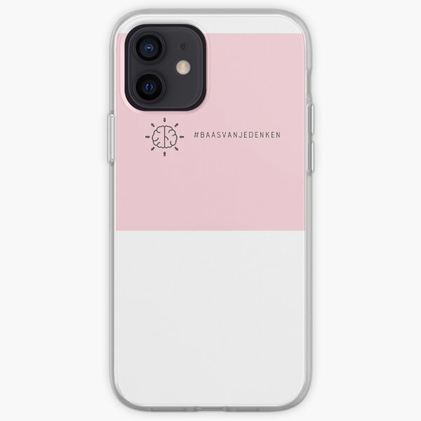 Telefoonhoesje met #Baasvanjedenken logo hard plastic iPhone Soft Case
