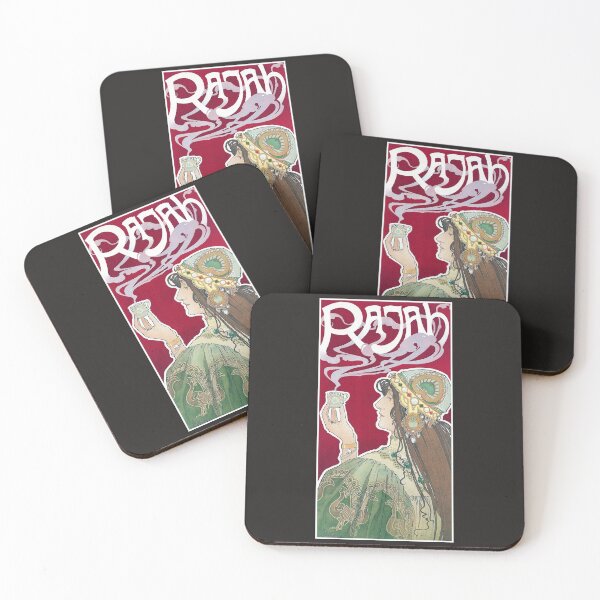 Item preview, Henri Privat-Livemont - Rajah Coffee (1899) Vintage Art Nouveau  designed and sold by knightsydesign.