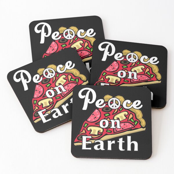 Item preview, Peace on Earth, Mozzarella Pepperoni Pizzeria Pie. designed and sold by MAXXEXCHANGE.