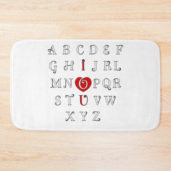 Item preview, Valentine Day Alphabet ABC I Love You  designed and sold by mouad naouiri.