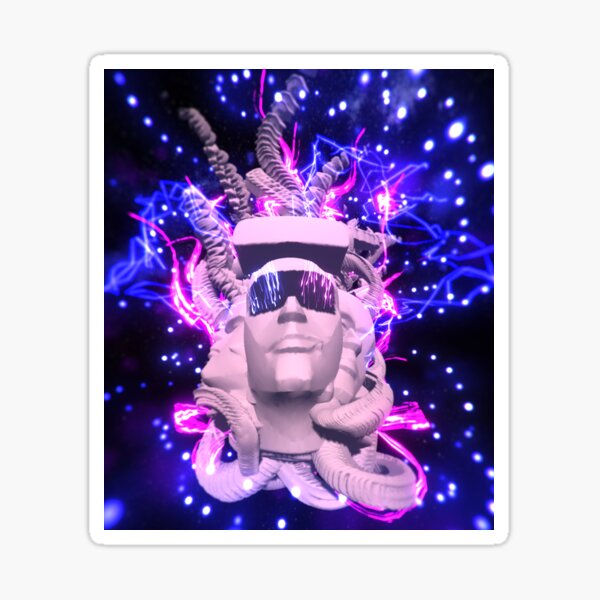 Cyber Idol 2020 by Spaced Painter Sticker