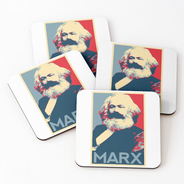 Item preview, Marx designed and sold by RadicalPrintsByCas.