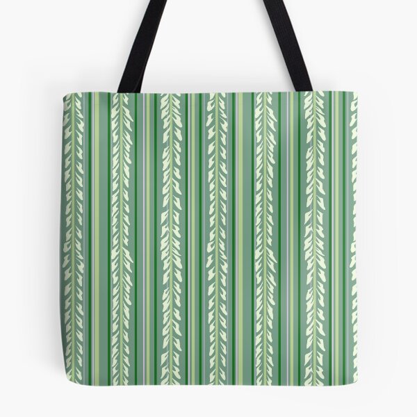 Item preview, Striped Ivy -Green designed and sold by RenaInnocenti.