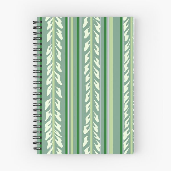 Item preview, Striped Ivy -Green designed and sold by RenaInnocenti.