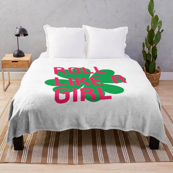 Item preview, Roll Like a Girl Jiu Jitsu Irish St Patricks Day BJJ designed and sold by at85productions.