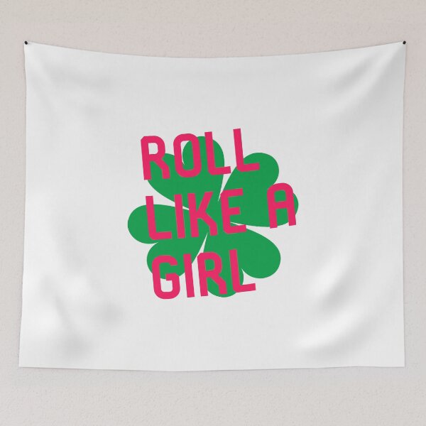 Item preview, Roll Like a Girl Jiu Jitsu Irish St Patricks Day BJJ designed and sold by at85productions.