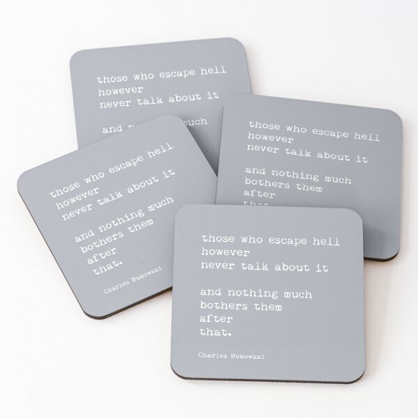 Item preview, Bukowski - Those who escape hell designed and sold by Skippingbird.