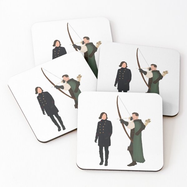 Item preview, Outlawqueen Regina and Robin illustration designed and sold by queengina.