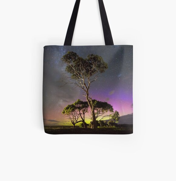 Blue Gum Aurora All Over Print Tote Bag