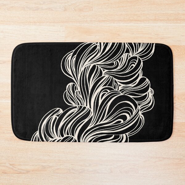 Item preview, Waves - Black designed and sold by senmizuumi.