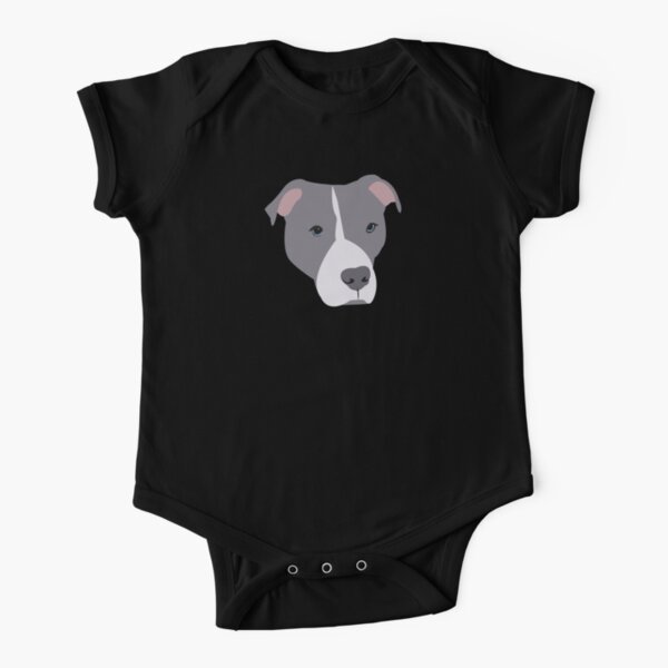 Body Para Bebe Freddie El Pit Bull De Kcpetportraits Redbubble