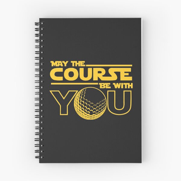 Item preview, May the Course be with you Golf golfer funny gag gift designed and sold by hadleydesigns.