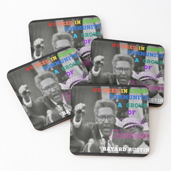 Item preview, Bayard Rustin: Angelic Troublemakers designed and sold by thegaythey.