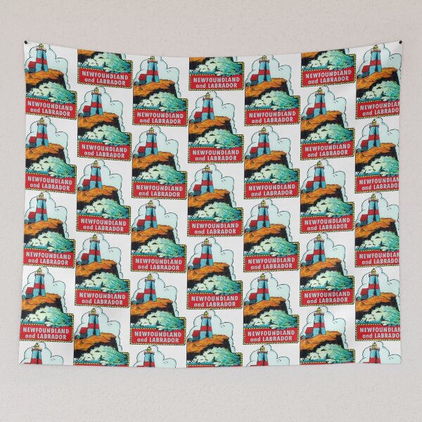 Item preview, Newfoundland and Labrador Canada Vintage Travel Decal designed and sold by hilda74.