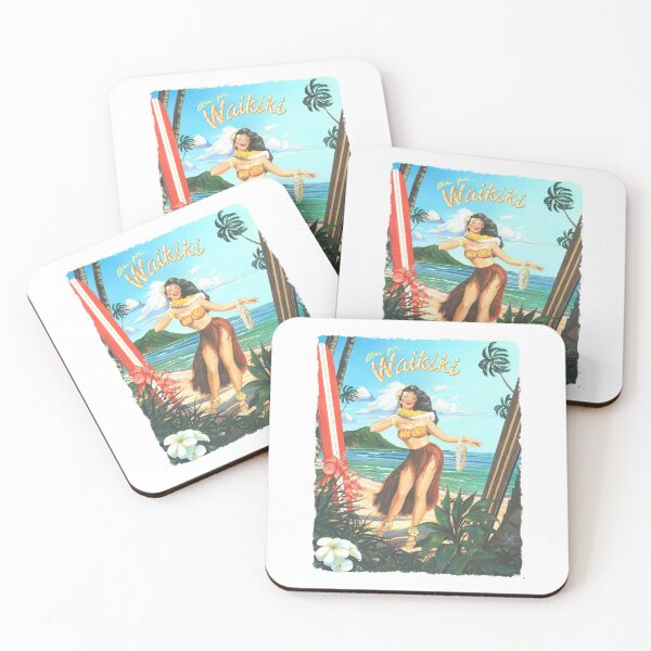 Item preview, Hula Girl Pinup por Scott Westmoreland designed and sold by Scott Westmoreland.