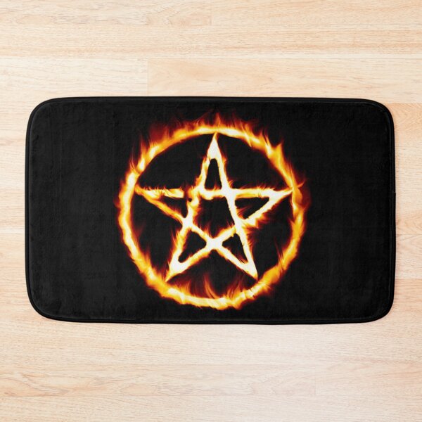 Artikelvorschau, Ein brennendes Pentagramm/Pentagramm entworfen und verkauft von Mark Jesus-Allen.