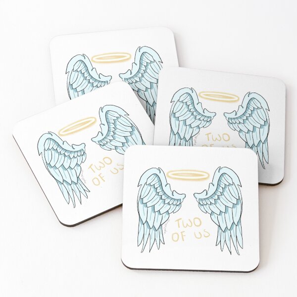 Item preview, TWO OF US STICKER designed and sold by Anahi Daza.
