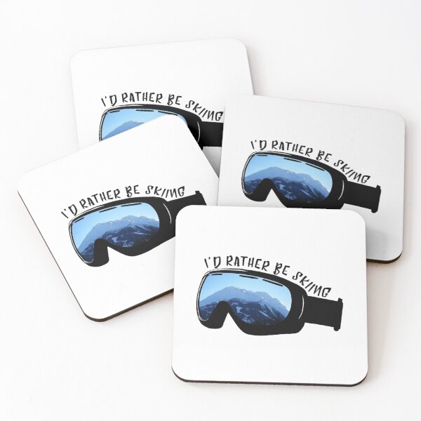 Item preview, I'd rather be skiing designed and sold by stickerdesignss.