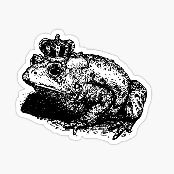 The Toad King Sticker