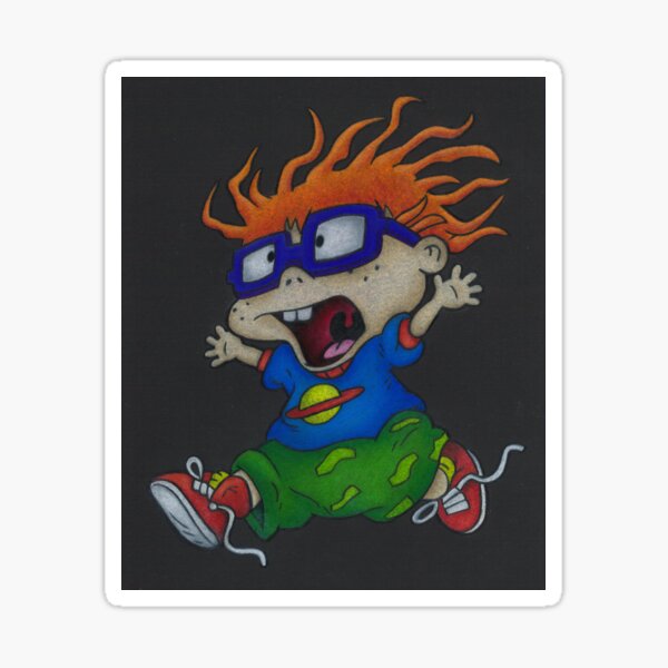 Item preview, Chuckie Finster Rugrats Colored Pencil Drawing Nickelodeon designed and sold by AbbysRadArt.