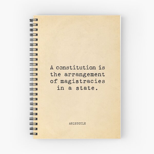 Item preview, A constitution is the arrangement of magistracies in a state - Aristotle designed and sold by vintagepaper.
