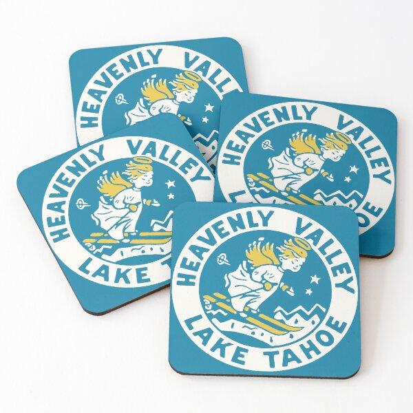 Item preview, Heavenly Valley Lake Tahoe Vintage Travel Decal designed and sold by hilda74.