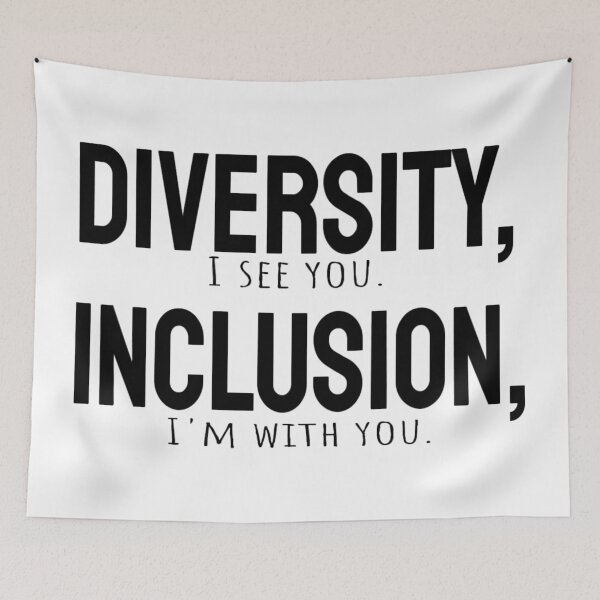 Item preview, Diversity vs Inclusion designed and sold by TheBoyTeacher.