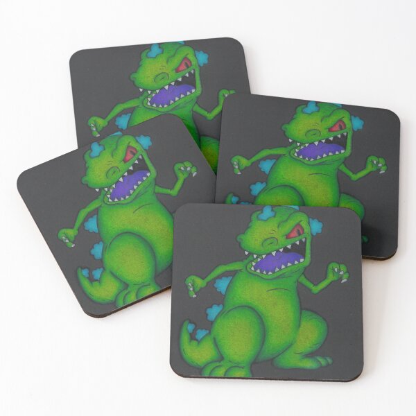 Item preview, Reptar Rugrats Pencil Drawing Dinosaur T-Rex Nickelodeon designed and sold by AbbysRadArt.