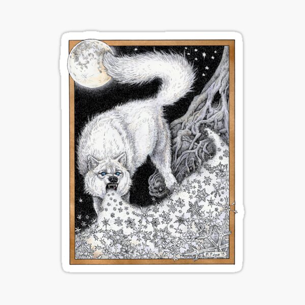 Winter Wolf Sticker