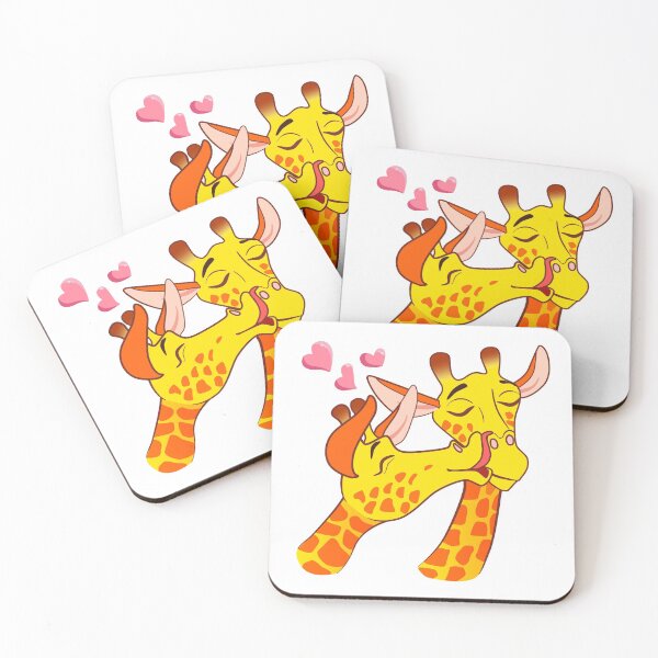 Item preview, Kissing giraffes designed and sold by FrauShtogren.