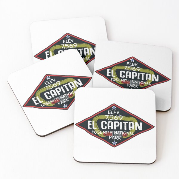 Item preview, Climbing El Capitan Yosemite National Park California Carabiner Climb designed and sold by DESTINATIONS DECAL.