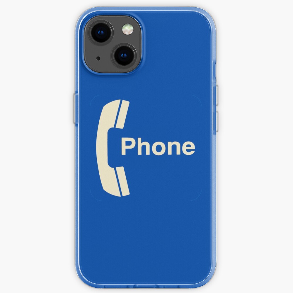 Vintage Pay Phone Sign iPhone Case