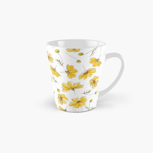 Yellow Cosmos Flowers Tall Mug
