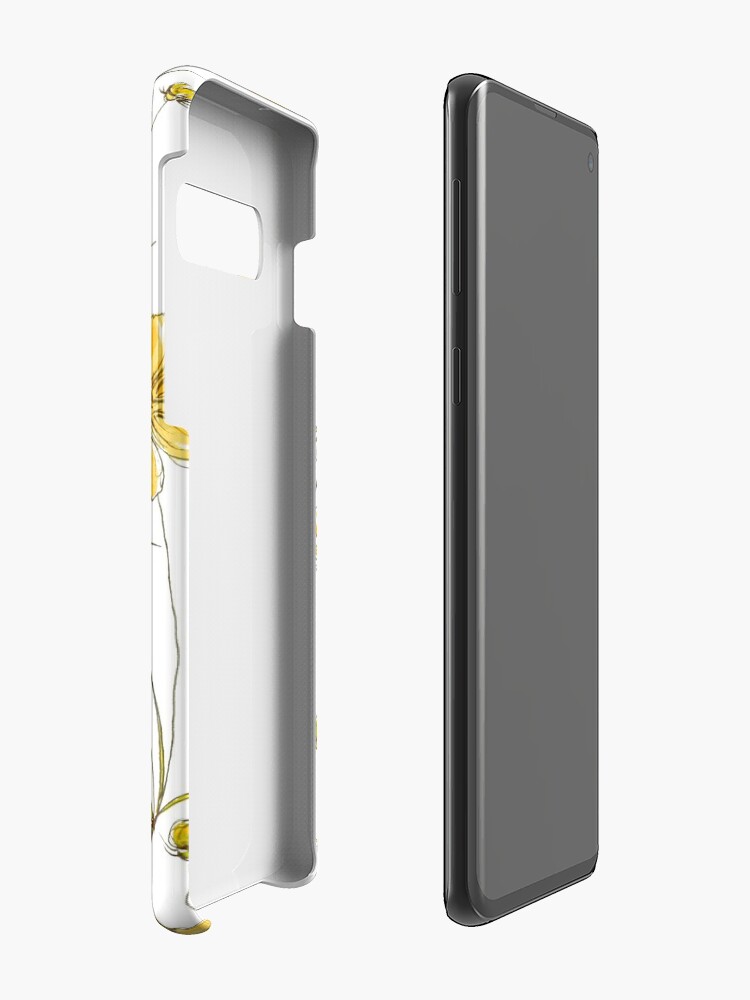 Alternate view of Yellow Cosmos Flowers Case & Skin for Samsung Galaxy
