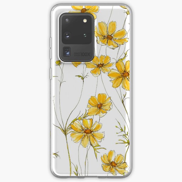 Yellow Cosmos Flowers Samsung Galaxy Soft Case