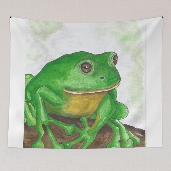 Item preview, Australian Green Tree Frog designed and sold by PeeJayArt.