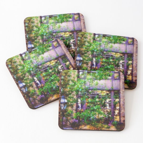 Item preview, Window Reflections Bethlehem Pennsylvania Purple Window designed and sold by JanineRileyArt.