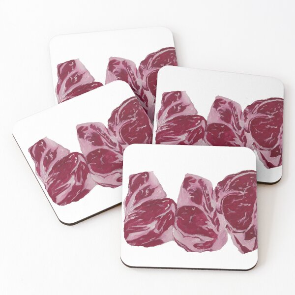 Artikelvorschau, Trio von Steaks entworfen und verkauft von Chanuscherie.