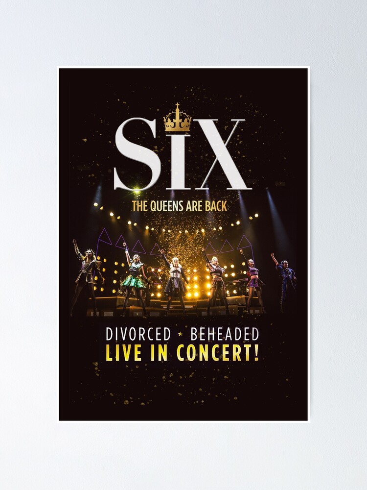 Alternate view of Six The Musical Australia Sydney poster Poster