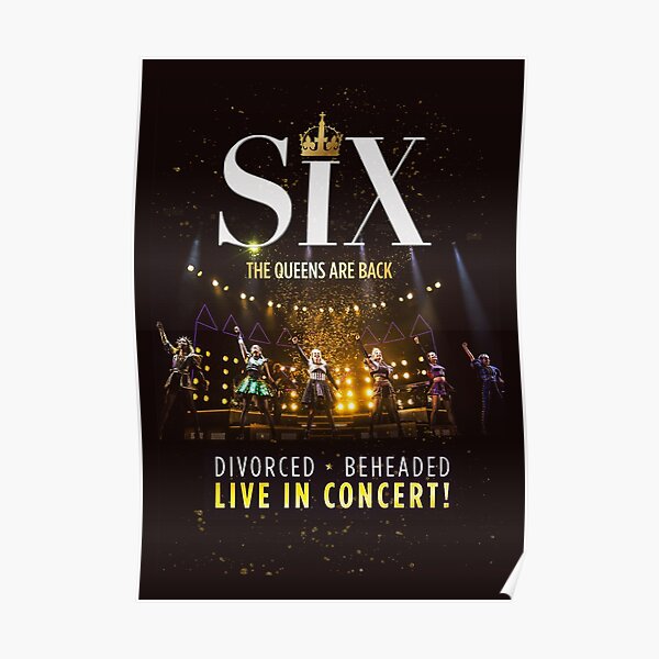 Six The Musical Australia Sydney poster Poster