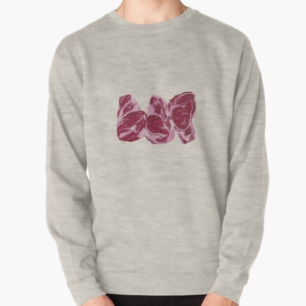 raw meat sweatshirt