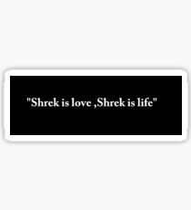 Shrek Just Shrek Sticker
